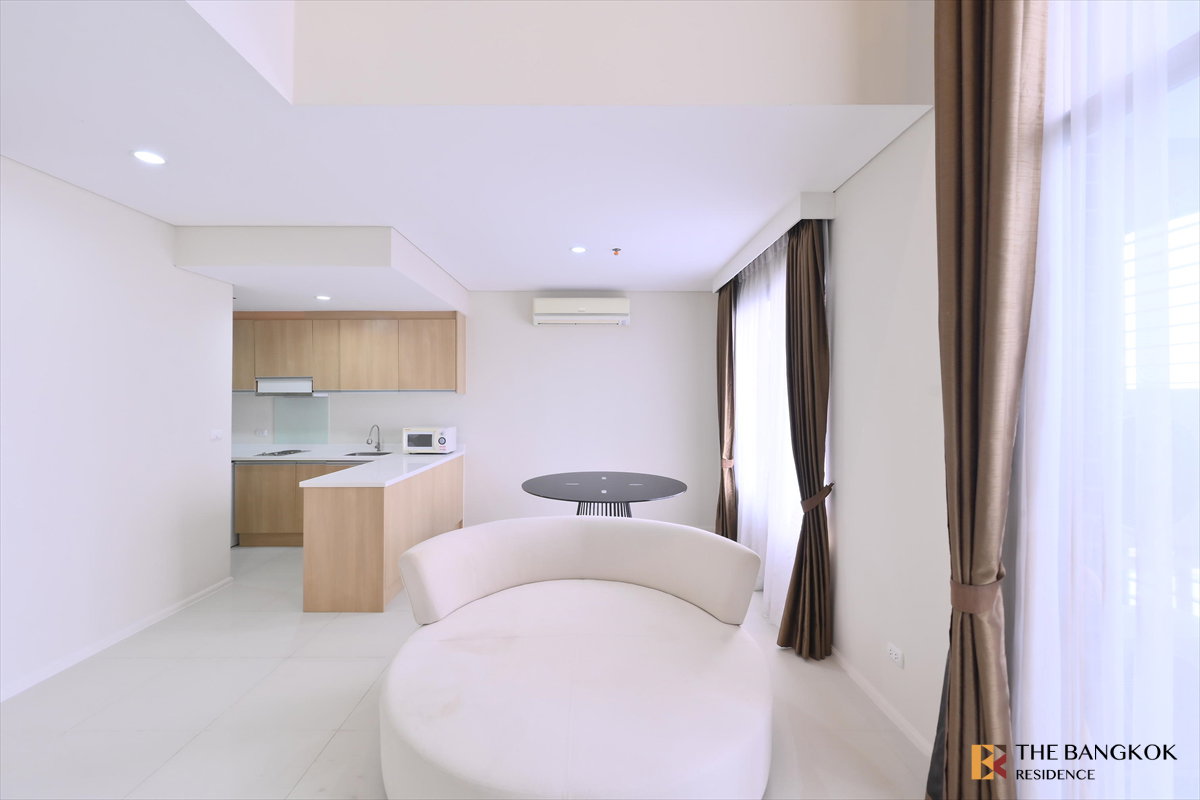 รูป 💖💖 เช่าคอนโด ✨ Villa Asoke Duplex 1นอน 81ตร.ม. 42k 💎 ห้องสวย ราคาดี ใกล้ MRT เพชรบุรี  - รูปที่ 2/10