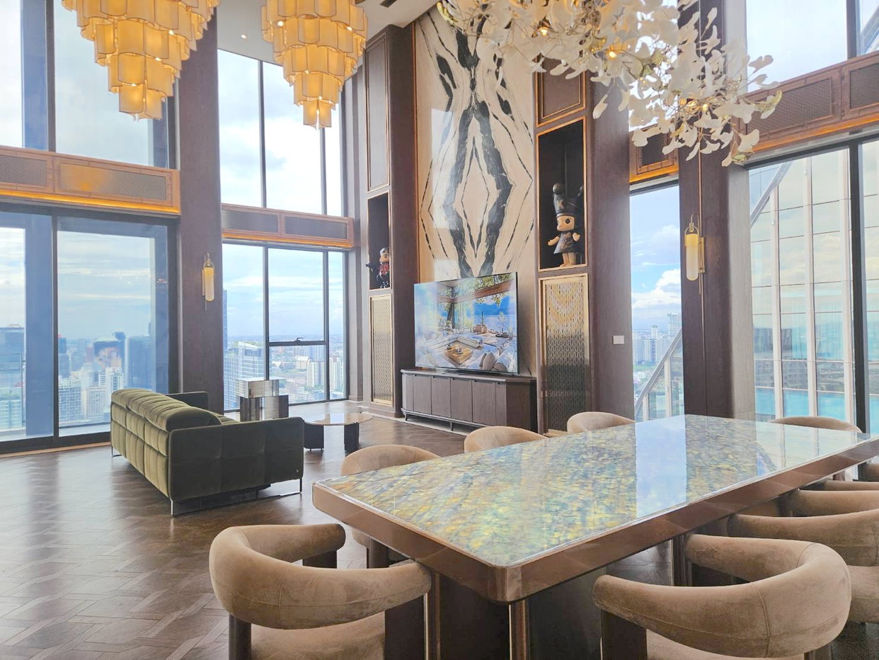 picture For Sale: THE ESSE at SINGHA COMPLEX, 3-Bed 244 sqm,, by MRT Phetchaburi ✨ - 2/9