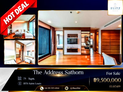 คอนโด BTS เซนต์หลุยส์ :  ✨ Elite Sathorn 12 Residences - Offering High-End Facilities & Superior Privacy Standards Living ✨