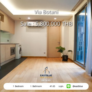 🏙️ Cozy Oasis in the Heart of Thong Lo! 💚
Via Botani Condo - 1 Bed, 1 Bath | 37 sqm | 4,550,000 THB