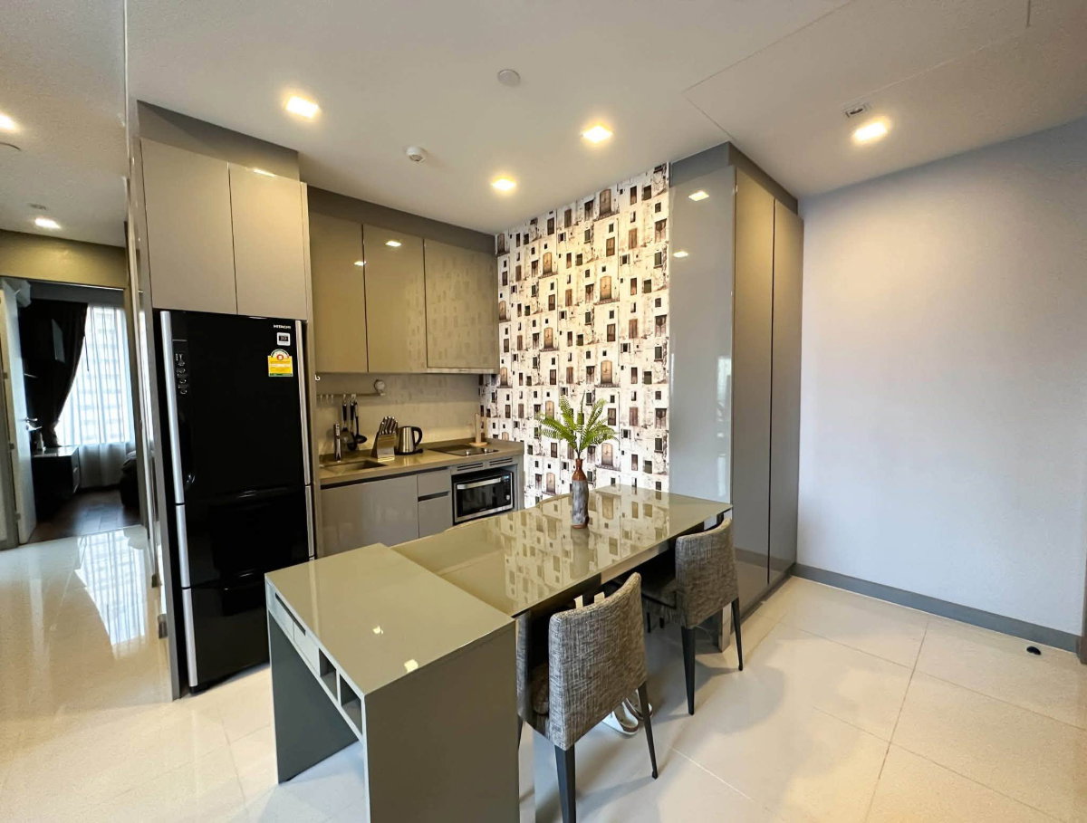 picture M Silom 2 Bed 62 sqm Near Bts Sala Daeng Beautiful View Rent 55000 - 6/8
