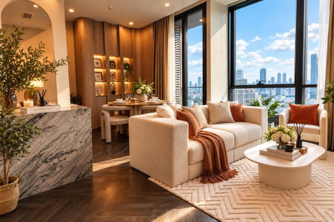 THE ESSE Sukhumvit 36 for Sale | Next to BTS Thonglor | 2BR | 32nd Floor | 2 Parking 