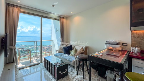 🛏️ 1 ห้องนอน - 🛁 1 ห้องน้ำ - 🏙️ Sea View - 🌏 ชื่อชาวต่างชาติ - 🏢 The Riviera Ocean Drive Jomtien - รหัส: ROD41