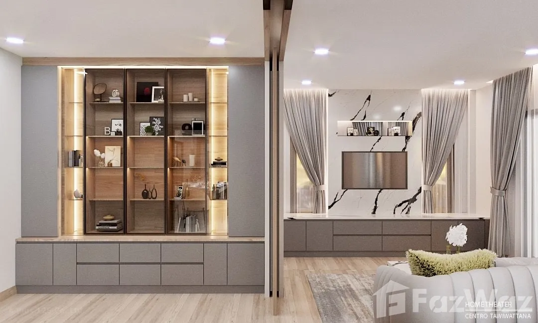 รูป บ้านเดี่ยวให้เช่า 5 ห้องนอน ในโครงการ เซนโทร ทวีวัฒนา 6872751 - รูปที่ 13/32