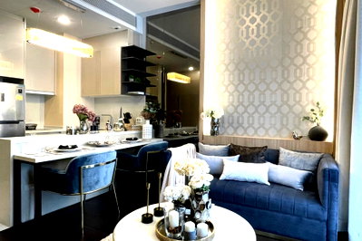 Condos for sale : Sale with tenant !! Laviq Sukhumvit 57, 1 bedroom, 1 bathroom, high floor 22++, There is a bathtub !! Code C20230700327 furnished, Special Deal!!📣📣