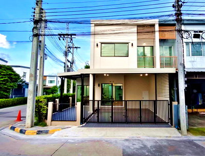 ทาวน์โฮม นนทบุรี : AAA.  บ้านหลังมุม  ต้นโครงการ 4 ห้องนอน  #หมู่บ้านลุมพินี ทาวน์วิลล์  ลาดปลาดุก – บางไผ่สเตชั่น  บางบัวทอง   ใกล้เซ็นทรัล เวสเกต