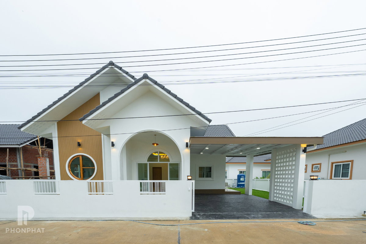 รูป ขายบ้านใหม่ ตลาดขวัญ ดอยสะเก็ด เชียงใหม่ 57 ตร.ว. 3 ห้องนอน 2.39 ล้าน ฟรีค่าโอน - รูปที่ 1/35