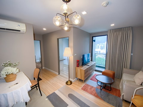 S 338 ðĨ For Rent ð Metro Luxe Ratchada ð 2 Bedrooms, Ready to move in, Beautifully decorated, Fully furnished with appliances.
