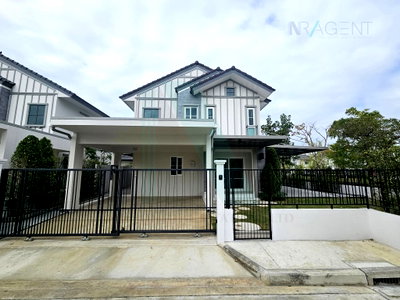 เช่าบ้านเดี่ยว สมุทรปราการ : 📌 ให้เช่าบ้านเดี่ยว 2 ชั้น วิลลาจจิโอ 3 ศรีนครินทร์ - บางนา 4 ห้องนอน 3 ห้องน้ำ