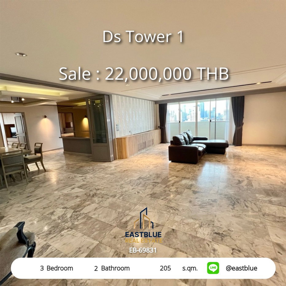 picture For Rent: Ds Tower 1 Thonglor, 3-Bed 250 sqm on, near BTS Thong Lo 🏙️ - 1/2