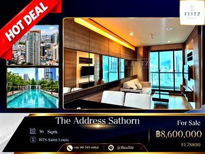 คอนโด BTS เซนต์หลุยส์ : ✨ Urgent Sale River View Gem - Featuring Stunning Water Scenery & Exceptional Investment Value ✨