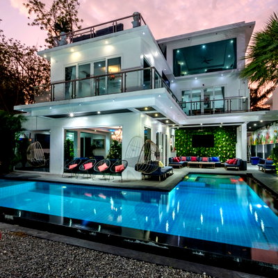 Houses for sale Bang Lamung Chonburi : LOTUS Pool Villa Pattaya 8 bedroom