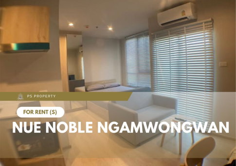 For rent 📍 Nue Noble Ngamwongwan 📍 Fully furnished with appliances; located near The Mall Ngamwongwan.