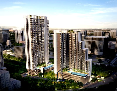 ขายคอนโด : ให้เช่า Quinn Condo Ratchada 1 ห้องนอน 45 ตร.ม. ใกล้ MRT สุทธิสาร 23,000 บาท 🌆