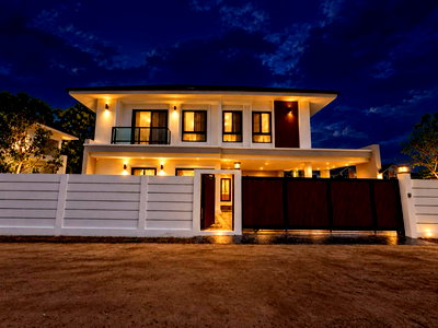 เช่าบ้านเดี่ยว เชียงใหม่ : House for rent 5 minutes to Lanna international school Chaing Mai in Baan Wan, Hang Dong 
