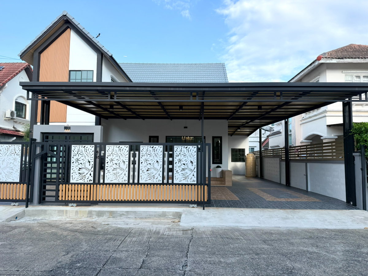 รูป บ้านเดี่ยวหลังใหญ่ ราคาถูกคุ้ม กว้างมาก หมู่บ้าน เคซี.การ์เด้นโฮม 4 ถนนนิมิตใหม่40 สามวาตะวันออก คลองสามวา แต่งสวยเฟอร์นิเจอร์พร้อม - รูปที่ 4/40