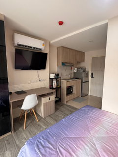 รูปภาพ ให้เช่าห้องสตูดิโอขนาด 23 ตรม. โครงการ ไอคอนสุขุมวิท77 7,500 บาท/เดือน โทรฯ 096-1366954 ไลน์ไอดี: rose459