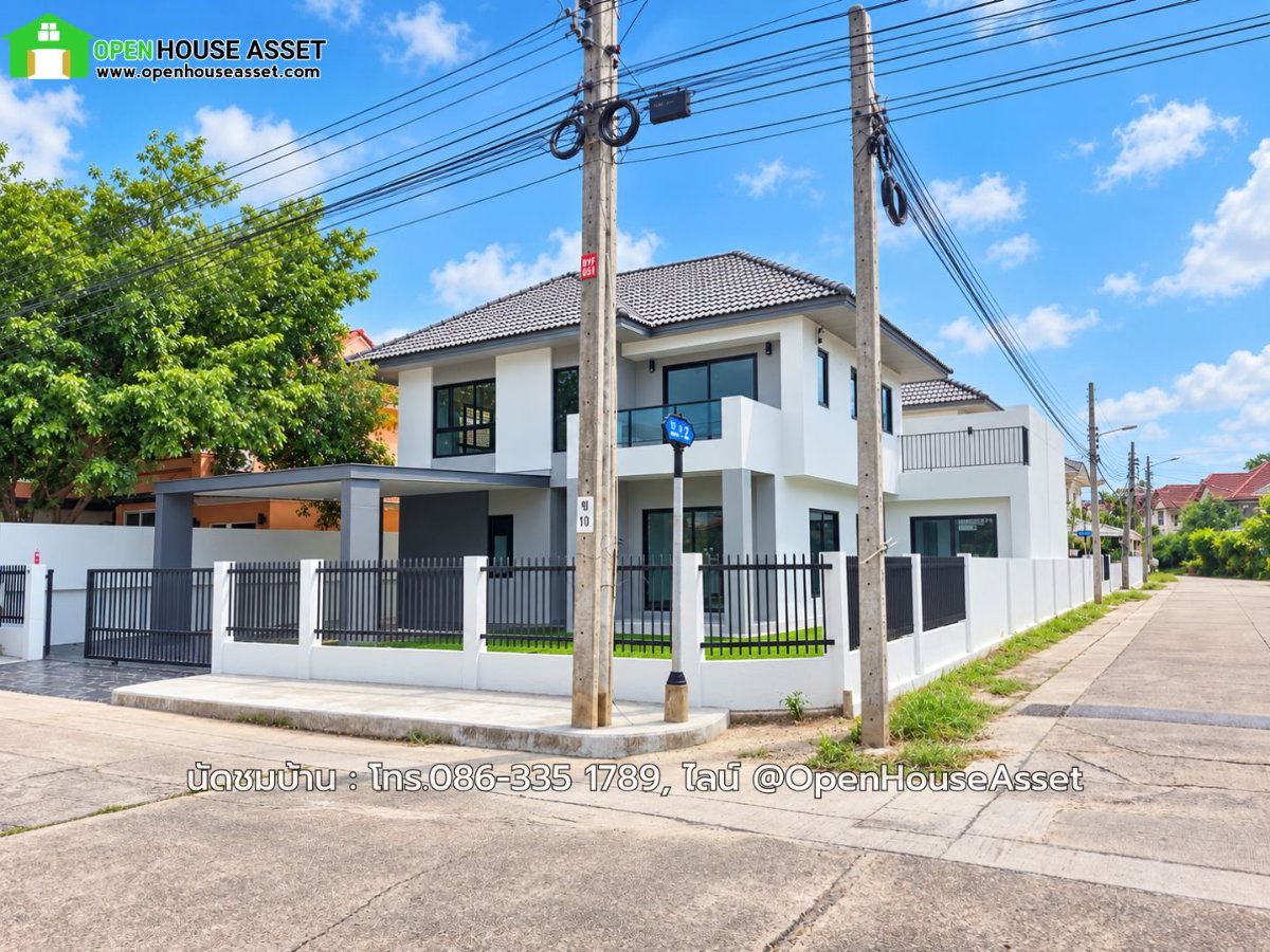 รูป ขายบ้านเดี่ยว 2 ชั้น มณียา มาสเตอร์พีซ รัตนาธิเบศร์ 68 ตร.ว. 4 นอน 3 น้ำ ราคา 6.99 ล้าน - รูปที่ 2/12