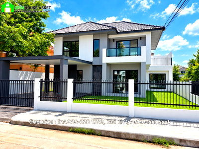บ้านเดี่ยว นนทบุรี : ขายบ้านเดี่ยว 2 ชั้น มณียา มาสเตอร์พีซ รัตนาธิเบศร์ 68 ตร.ว. 4 นอน 3 น้ำ ราคา 6.99 ล้าน