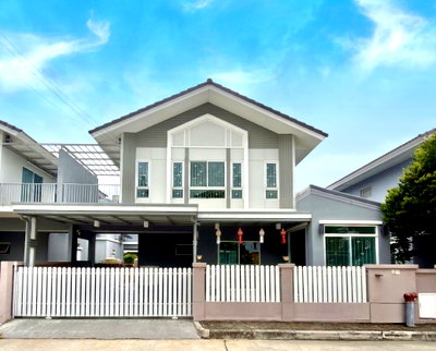 บ้านแฝด เมืองปทุมธานี ปทุมธานี : ขายบ้านแฝด น้ำไม่ท่วม Perfect Park รังสิต 2 เดินทางสะดวก ใกล้ทางด่วน ต่อเติมเพิ่มพื้นที่ใช้สอย พร้อมเข้าอยู่