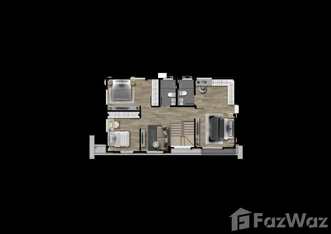 รูป ขาย บ้านเดี่ยว 4 ห้องนอน ในโครงการ อภิทาวน์ หัวหิน 6874193 - รูปที่ 2/3