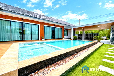 Houses for sale Khao Chi Chan : Brand-new pool villa near the mountains and the sea in Bang Saray