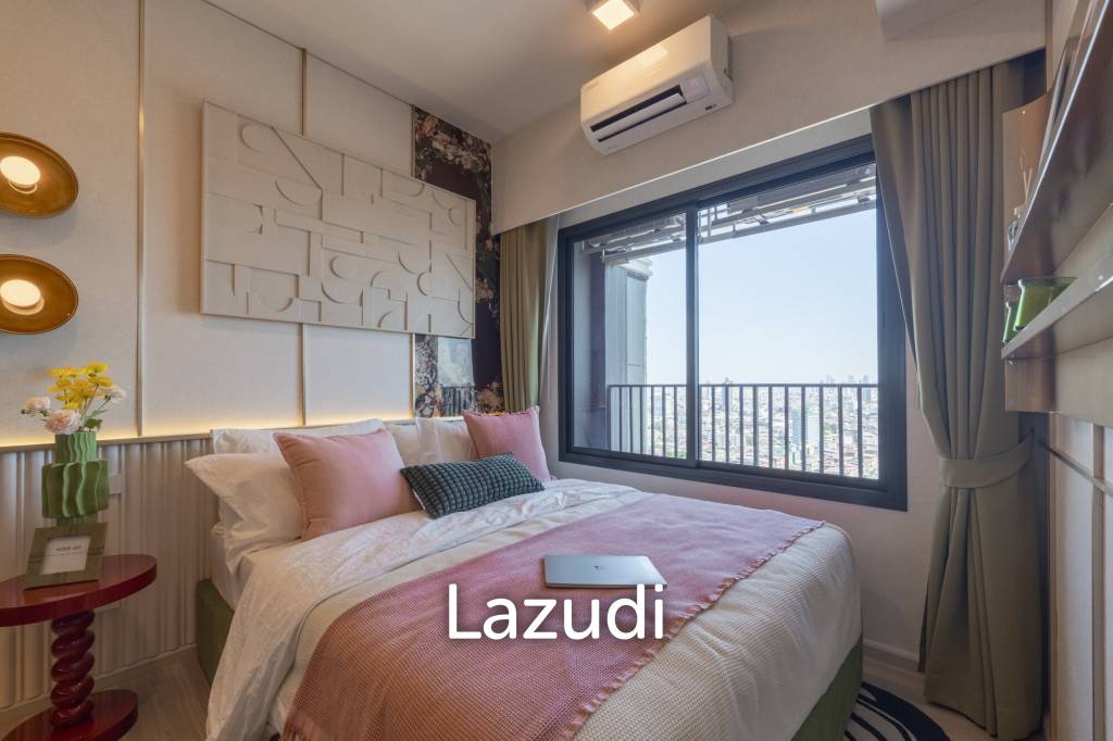 picture 29 sqm 1 Bedroom Condo on 14th Floor at Quintara MHy’DEN Pho Nimit, Thon Buri Bangkok - 2/6