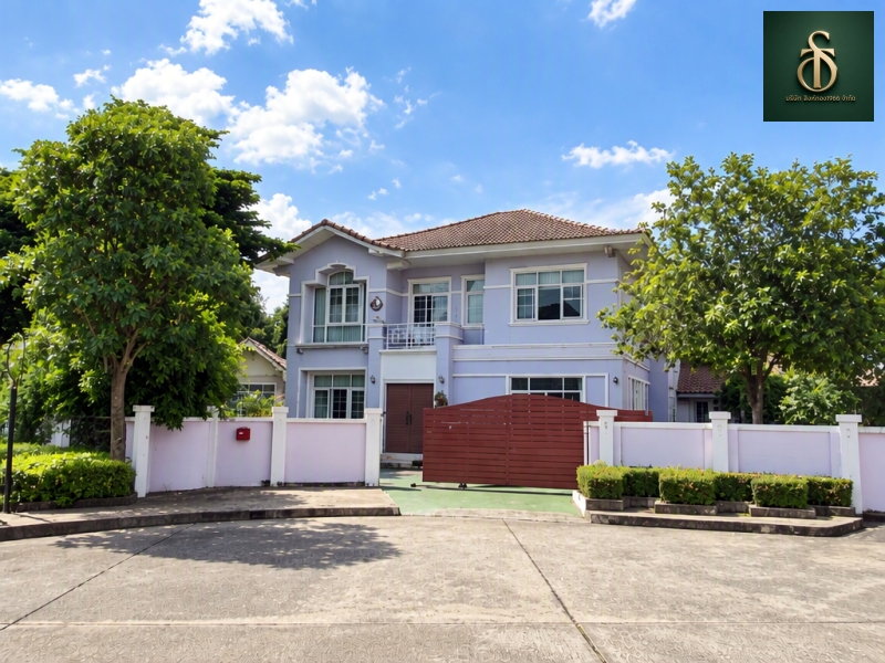 รูป ขายบ้านเดี่ยวหลังริม 276 ตร.ว. ติดสวนหย่อม ในหมู่บ้านโฮม ออน กรีน ธัญธานี | Home On Green ลำลูกกา ปทุมธานี - รูปที่ 1/2