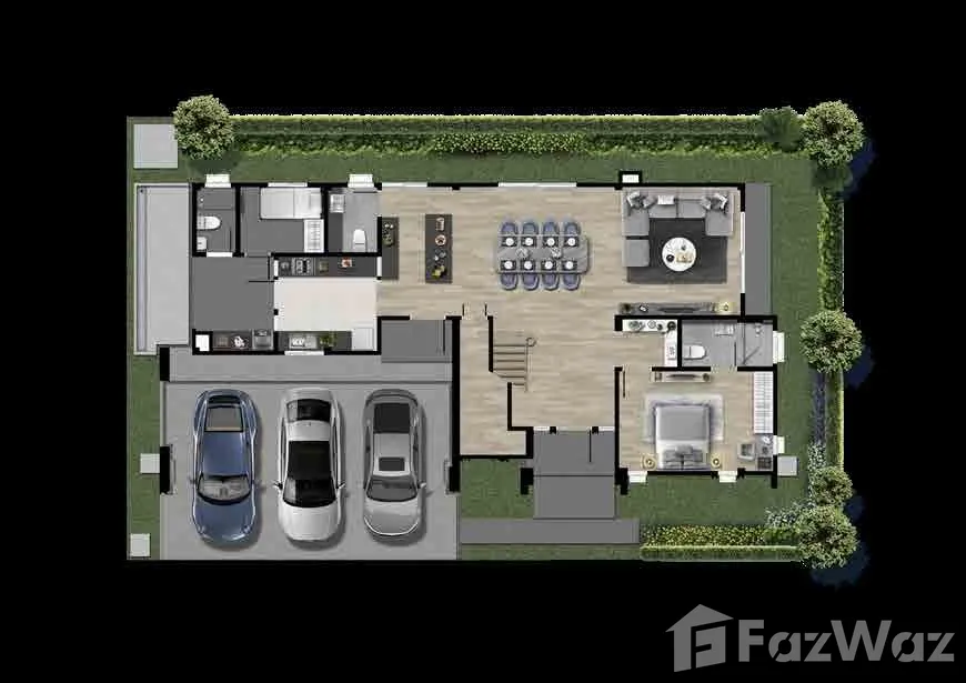 รูป ขาย บ้านเดี่ยว 5 ห้องนอน ในโครงการ อภิทาวน์ หัวหิน 6874227 - รูปที่ 2/3