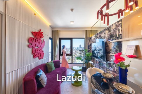 คอนโดใหม่ 1 ห้องนอน 29.18 ตร.ม. ชั้น14 ย่านบุคคโล ธนบุรี วิวเมือง