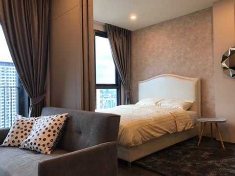 Best Price 💗For rent Ideo Q Siam-Ratchathewi Nice room fully furnished high floor city view ready to move in ✨DS4339 | Line @Dstay