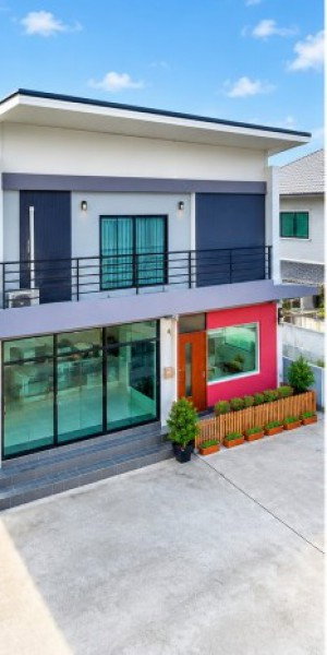 รูป เทศบาลตำบลบางสมัคร 200ม.บางปะกง อาคารพาณิชย์ 2 ชั้นให้เช่า 2นอน 3น้ำ ที่ดิน 38ตร.ว.พื้นที่ใช้สอย 150ตร.ม.เหมาะสำหรับค้าขาย ทำธุรกิจ สำนักงาน - รูปที่ 2/8