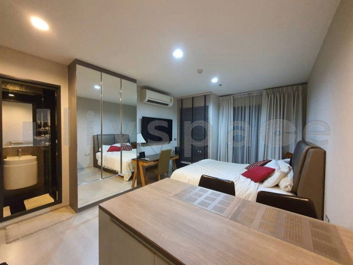 รูป ▚ L06CBYツ ให้เช่า Rhythm Sukhumvit 36-38 Studio 24ตร.ม. 17k ห้องสวย เฟอร์ครบ ชั้นสูง 15+ ทิศเหนือ City View ใกล้ BTS ทองหล่อ✨ - รูปที่ 1/5