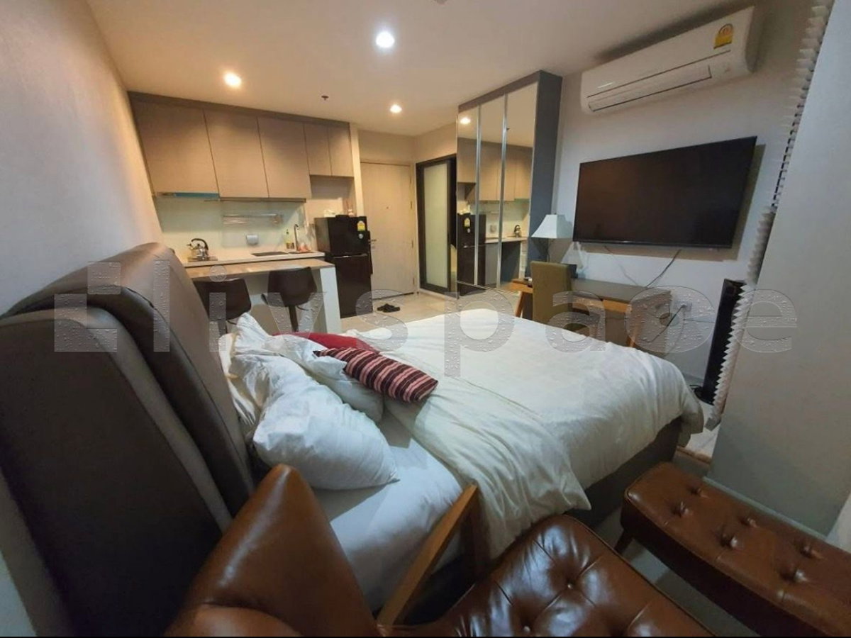 รูป ▚ L06CBYツ ให้เช่า Rhythm Sukhumvit 36-38 Studio 24ตร.ม. 17k ห้องสวย เฟอร์ครบ ชั้นสูง 15+ ทิศเหนือ City View ใกล้ BTS ทองหล่อ✨ - รูปที่ 3/5