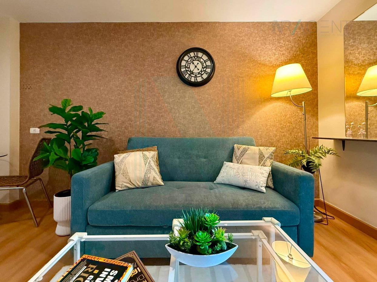 picture 📌 For rent condo THE LOG @ SUKHUMVIT 101 Building 1, Floor 8,1 bed room, Room size 42.00 sqm - 1/8