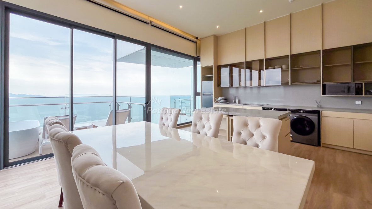 รูป 🛏️ 3 ห้องนอน - 🛁 3 ห้องน้ำ - 🏙️ Sea View - 🌏 ชื่อชาวต่างชาติ - 🏢 Arom WongAmat Pattaya - รหัส: AROM09 - รูปที่ 2/22