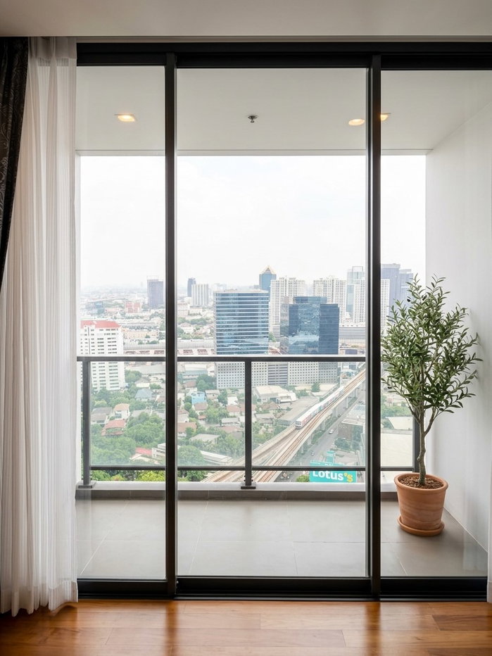 รูป M Ladprao คอนโดหรู 2 ห้องนอน ใกล้ BTS ห้าแยกลาดพร้าว! 🏙️✨ - รูปที่ 9/9