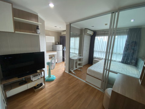 P420 Condo for rent Lumpini Park Rama 9, good location, near RCA, beautiful room, fully furnished, has washing machine, special price