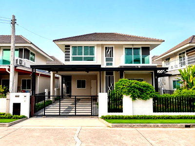 บ้านเดี่ยว รพ.เทพปัญญา : ขาย บ้านเดี่ยว 2 ชั้น กาญจน์กนก 20 รวมโชค 3 นอน 3 น้ำ 56 ตร.ว. ใกล้เซ็นทรัลเชียงใหม่ เพียง 3 กม. (ID:774HS)