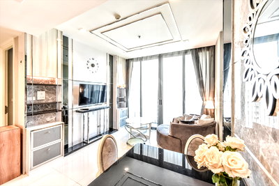 คอนโดให้เช่า : 💖💖 เช่าคอนโด 🌆 Nara 9 2นอน 69ตร.ม. 38k ✨ ห้องชั้นสูง พร้อมวิวเมือง ใกล้ BTS ช่องนนทรี 