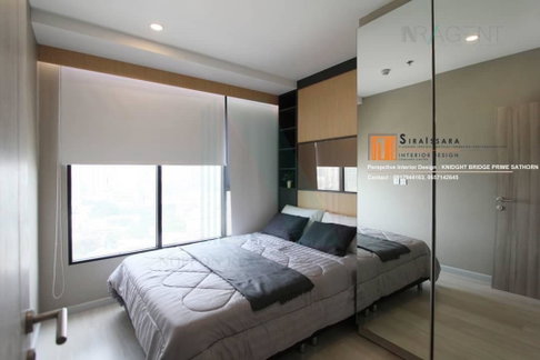 For Rent Condo KNIGHTSBRIDGE PRIME SATHORN Building 1, Floor 23,1 bed room, Room size 35 sqm