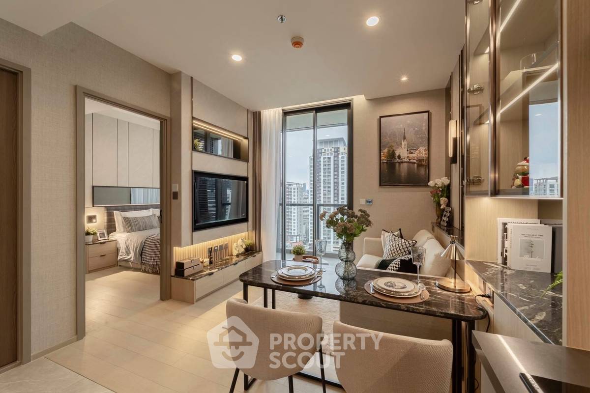 picture 15th-Floor 1-BR At The Extro Phayathai–Rangnam, BTS Victory Monument (ID 3431365) - 1/6