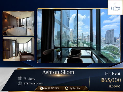 ✨ Prestigious Landmark Residence & Breathtaking High-Rise Views In Silom | Steps to BTS-Chong Nonsi & Financial Hub - Supreme Perfection ✨