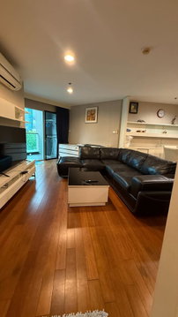 Condo for RENT  : Belle Grand Rama 9  𝐒𝐢𝐳𝐞 :  106 sqm. 3 Bedroom 2 Bathroom / Balcony   𝐅𝐥𝐨𝐨𝐫 :  7th  Building: C1  ✅Fully furnished