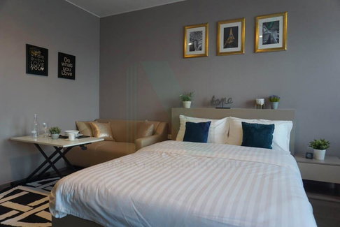 For Rent Condo IDEO SUKHUMVIT 93 Building 1, Floor 23,Studio, Room size 27 sqm
