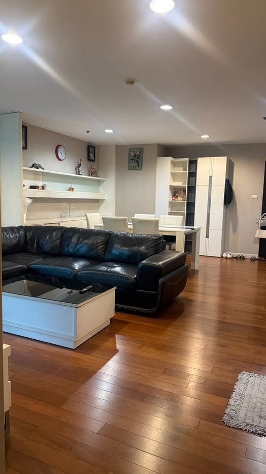 picture Condo for RENT  : Belle Grand Rama 9  𝐒𝐢𝐳𝐞 :  106 sqm. 3 Bedroom 2 Bathroom / Balcony   𝐅𝐥𝐨𝐨𝐫 :  7th  Building: C1  ✅Fully furnished - 2/26