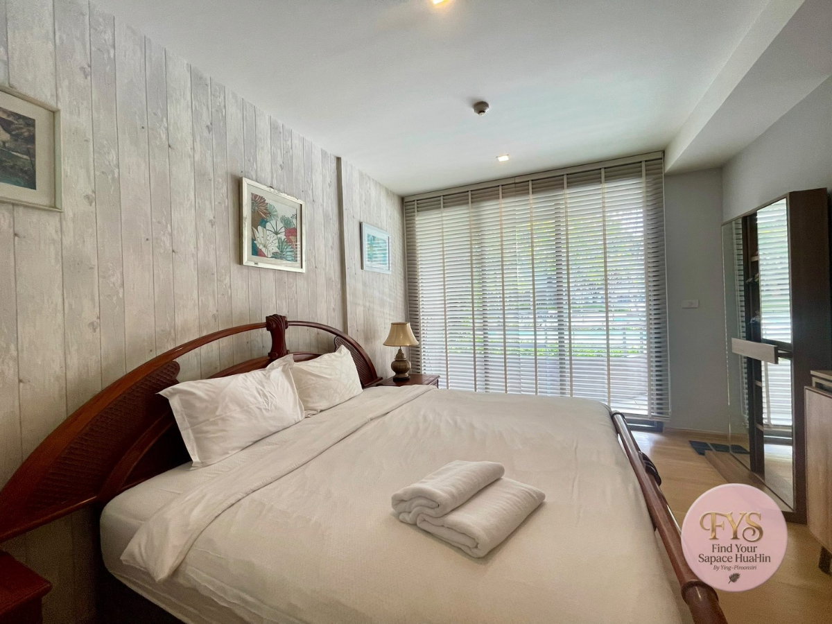 รูป Pet friendly condo  : คอนโดให้เช่า #บ้านแสนคราม หัวหิน ชะอำ, ยูนิต 1365/250, 2 ห้องนอน - รูปที่ 3/36