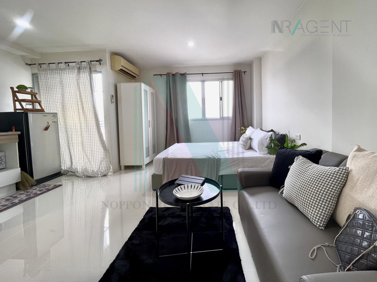 picture For Rent Condo LUMPINI CONDO TOWN RAMINTHRA - NAWAMIN Building D, Floor 5,Studio, Room size 25 sqm - 1/8