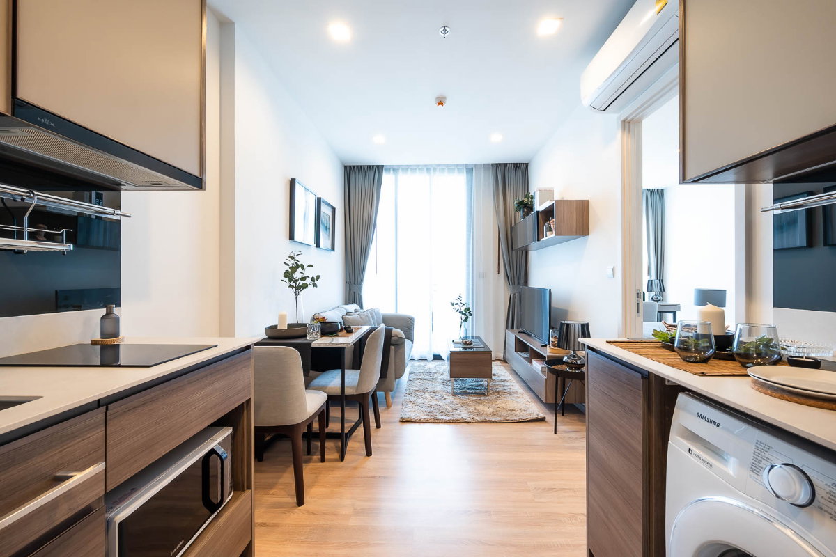 picture For rent 🌟The Line Phahon-Pradipat🌟 1 bedroom 33.95 sq m. near BTS Saphan Khwai 🚆 - 2/7