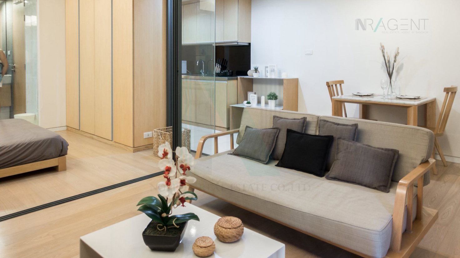 picture For Rent Condo SIAMESE GIOIA Building B, Floor 3,1 bed room, Room size 50 sqm - 2/8